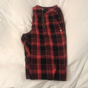 Scotch & soda double zipper plaid pants